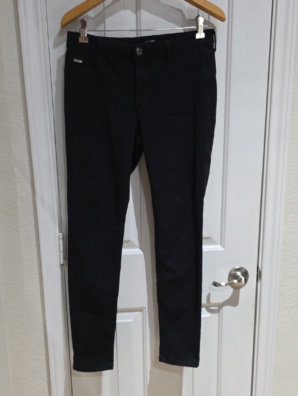 Nine West Jessica Jegging Black Slim Stretch Pants Size 10